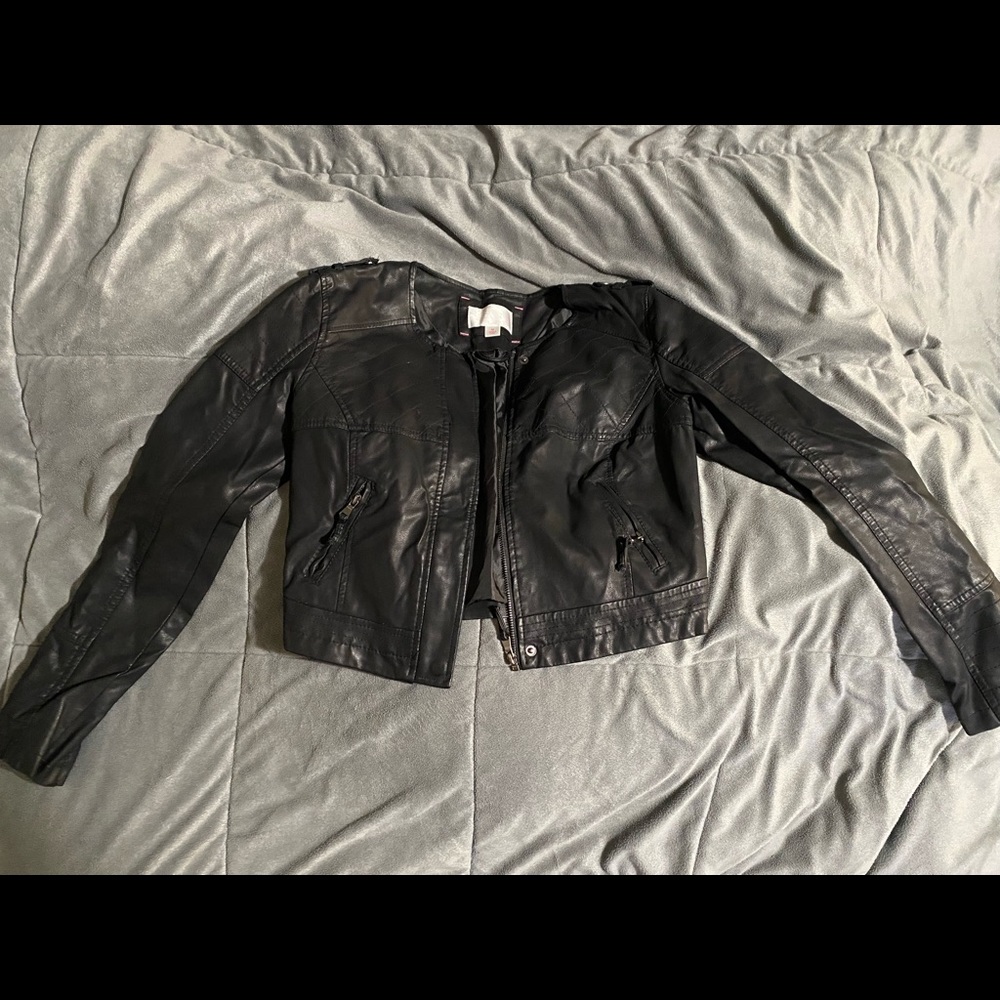 Xhiliration leather jacket.